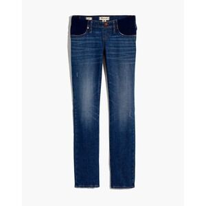 NWT Madewell Maternity Slim BoyJeans  Lowrise Sz 30/10 Barksdale Wash $138 Jeans